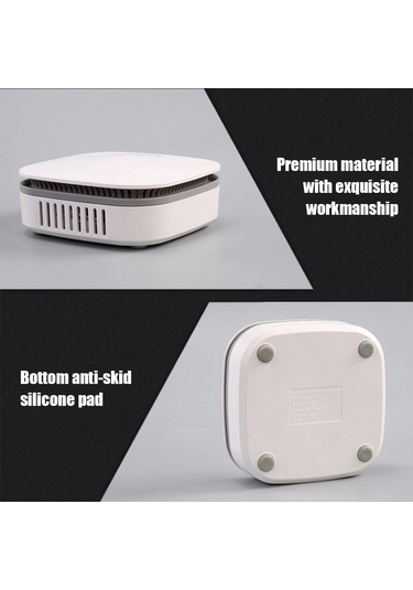 Youmex Ev/araba/ofis İçin Çift Modlu Zamanlayıcı Ozonlu Hava Temizleyici, Koku Giderici Ve Negatif İyonlu Sterilizasyon Cihazı Beyaz