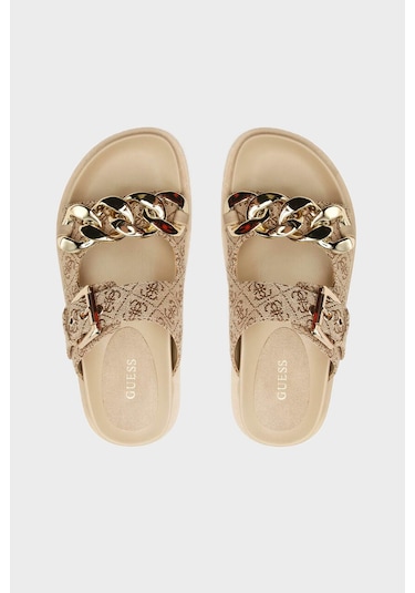Guess Bayan Terlik Fl6ft2 Fal03 Beıbr Bej