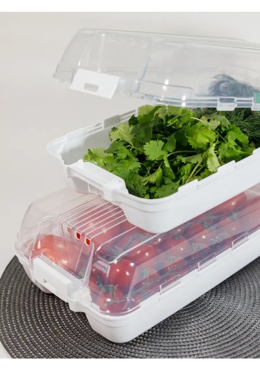 Gds Comfort Kapaklı Saklama Kabları 4'lü S 421752723 Beyaz