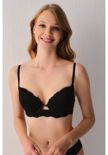 Suwen Honey Destekli Sütyen St4444609a012 Siyah