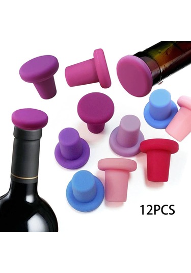 Suntek Mutfak Restoranı Için Mühürlü Şarap Stoper Fişi Çok Renkli