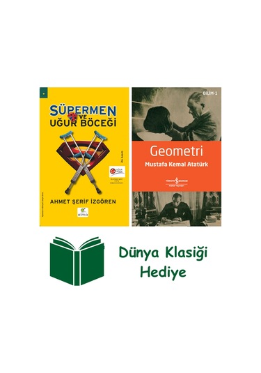 Süpermen Ve Uğur Böceği + Geometri + Dünya Klasiği Hediye