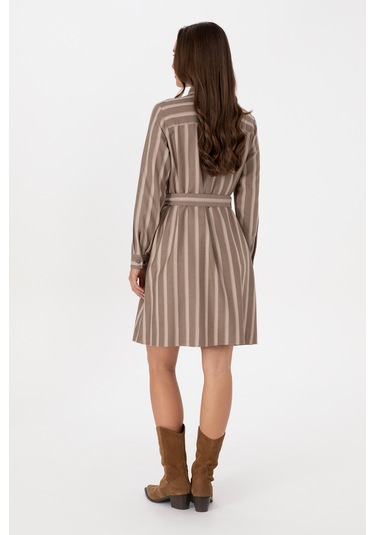 U.s. Polo Assn. Kadın Kahverengi Elbise Dokuma 50316604-vr029 Kahverengi