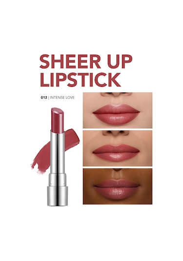 Flormar Nemlendirici Parlak Ruj (Mor-Kahve) - Sheer Up Sls. - 012 Intense Love - 8682536012102