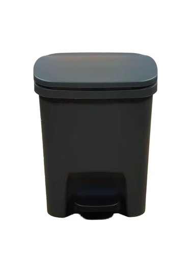 Dancemonkey 10l Kapaklı Mutfak Tuvalet Banyo Sessiz Ev Kova - Siyah Siyah