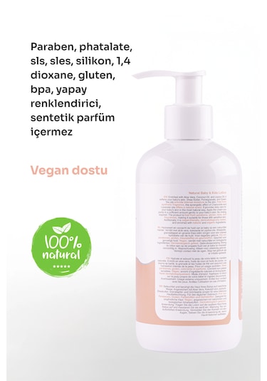 Babyton Bebek Ve Çocuklar İçin Doğal Yüz Ve Vücut Losyonu 250 Ml