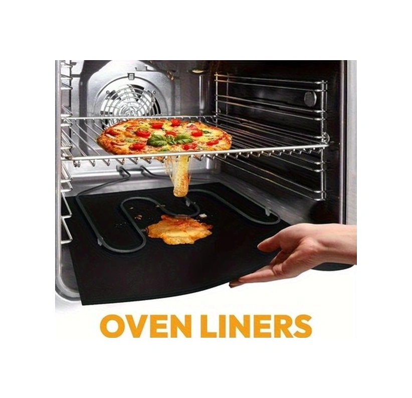 Trendooze Güneşli022 3 Adet Yapışmaz Izgara Altlığı Bbq Fırın Mikrodalga Dayanıklı 33x40cm