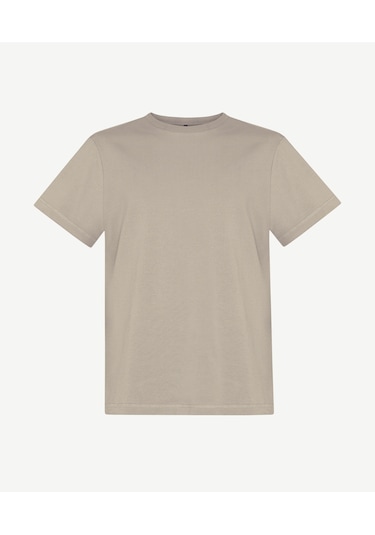 Yargıcı Regular Bisiklet Yaka Kısa Kol T-shirt 26yets9004x 025 Vizon