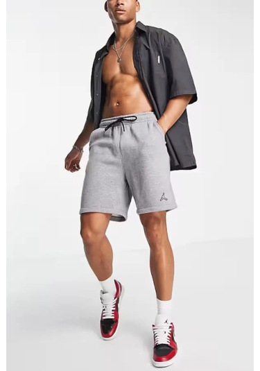 Jordan Essentials Fleece Erkek Gri Günlük Şort Gri