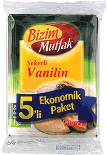 Mutfak Şekerli Vanilin 5x25 Gr