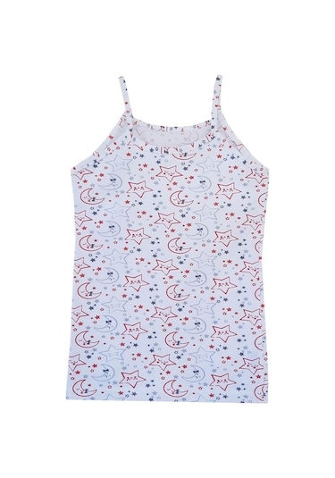 Tutku 6Lı Kız Çocuk Ip Askılı Atlet Empirme Pamuklu Renkli