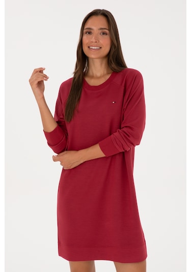 U.s. Polo Assn. Kadın Elbise Örme 50313438-vr104 Koyu Frambuaz/dark Raspberry