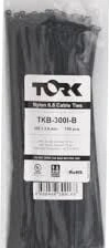 Tork Kablo Bağı Cırt Kelepçe 9 Mmx920 Mm Siyah 100 'lü Paket