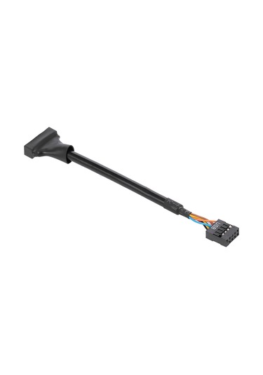 Teltree 19pin Usb 3.0 Erkekden 9pin Usb 2.0 Dişeye Donanım Bağlantı Kablosu - 14.5cm Uzunluk