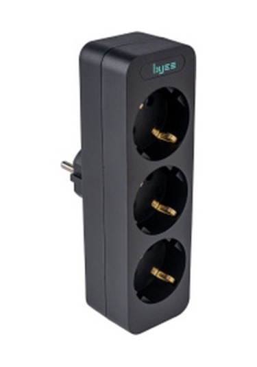 By80-117 Fişli Üçlü Topraklı Priz Klemensli Çk - Siyah Klemensli