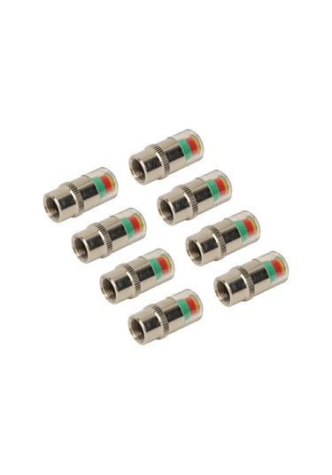 Moveevo 8 Adet Araba Lastik Basınç Kapakları 35 Psı 2.4 Bar Tpms 3 Renkli Görsel Alarm İle - Lastik Basıncı İzleme Ve Uyarı Fonksiyonu