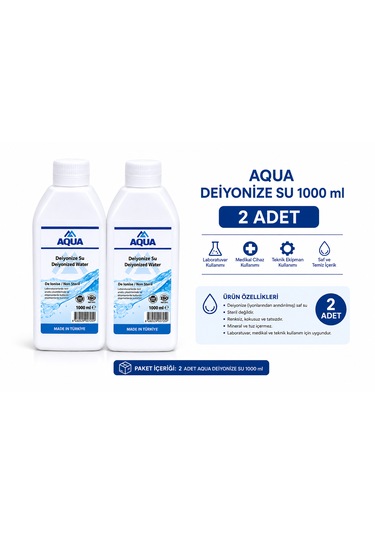 Aqua Distile Su 1000ml 2 Adet
