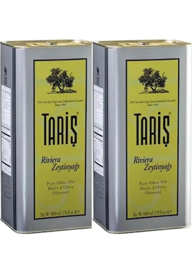 Tariş Riviera Zeytinyağı Teneke 2 x 5 L
