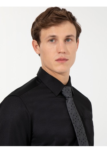 Pierre Cardin Erkek Siyah Gömlek Basic 50258931-vr046 Siyah