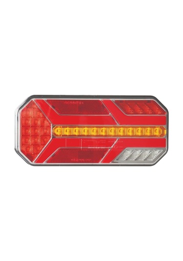 Wolfram 10v-30v Stop Lambası Neon Ledli-kayar Sinyalli 7 Fonksiyonlu 235 110 47 Mm E9 Sol
