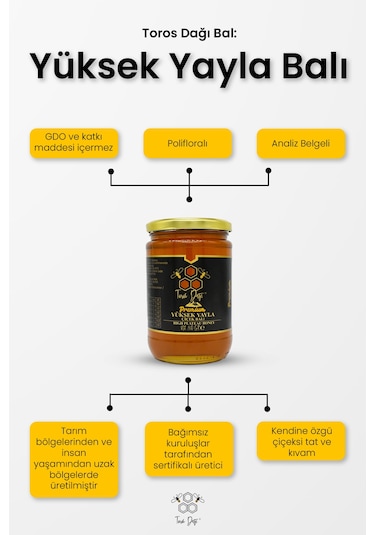 Toros Dağı Yüksek Yayla Balı Premium 860 G