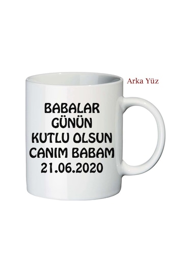Fotoğraflı "Canım Babam" Kupa Bardak
