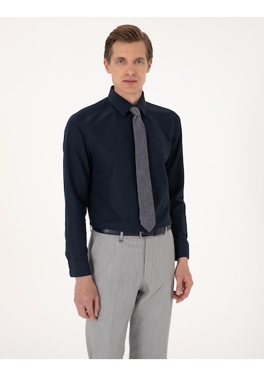 Pierre Cardin Erkek Lacivert Gömlek Basic 50316734-vr033 Lacivert