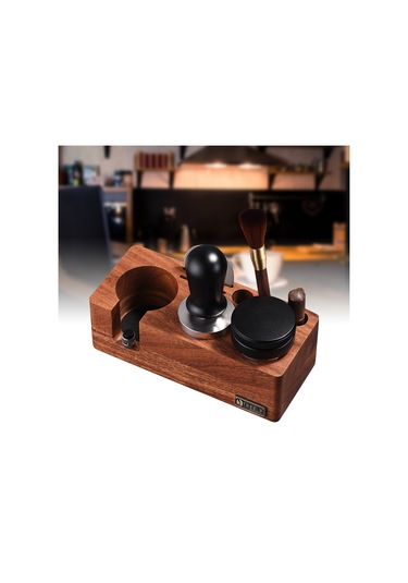 Treelf Ceviz Espresso 54mm Espresso Makinesi Için Sıkıştırma Kahverengi Diğer