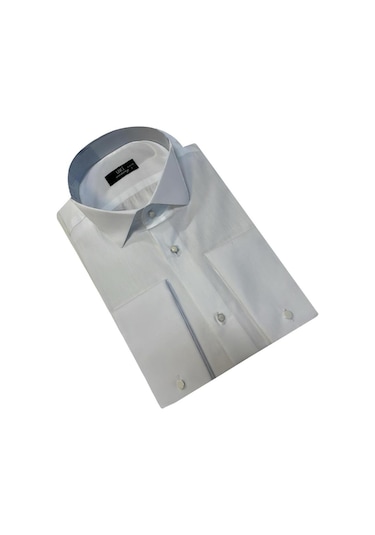 Uki Beyaz Smokin Gömlek Beyaz