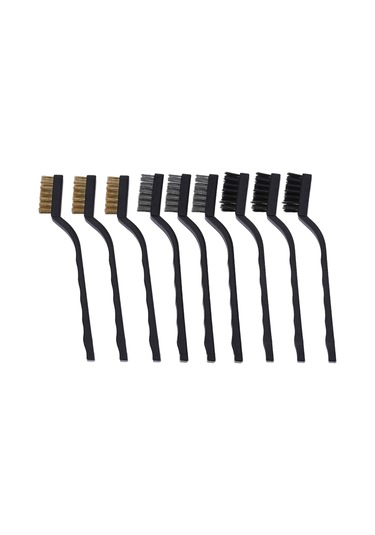 Konesam 3d Yazıcı Temizleme Fırçaları Seti - 7 İnç, 9 Adet: Paslanmaz Çelik, Bakır Ve Nilon Tellerden Yapılmış Fırçalar