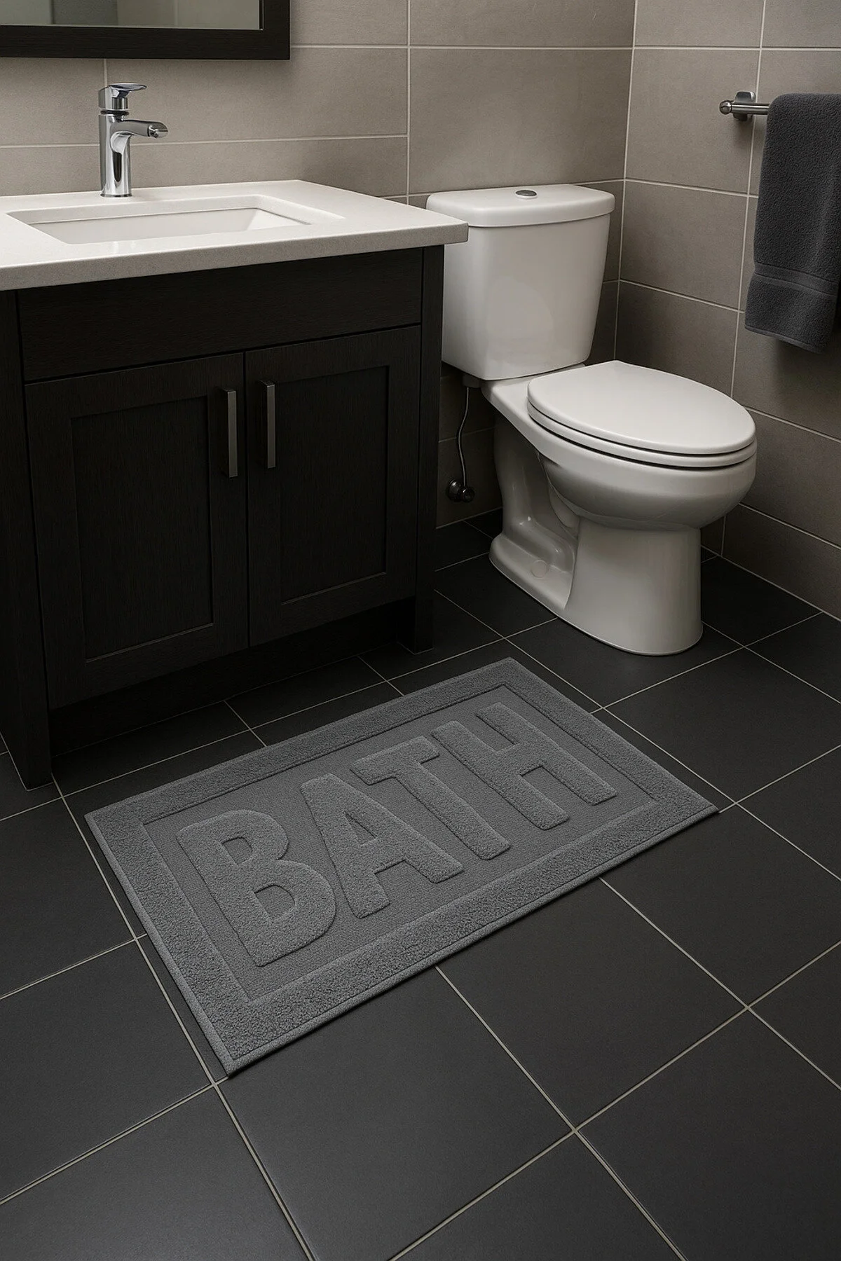 Özdilek Bath Paspas 50x80 Gri