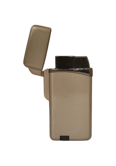 Gümüş Metal Tek Torch Pürmüz Puro Çakmağı - Tr8119