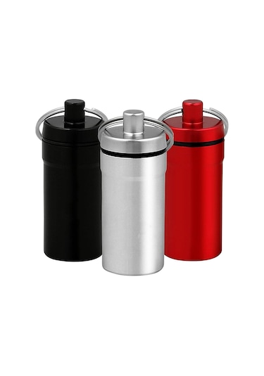 Suntek Anahtarlık Hap Tutacağı Seyahat Hapı Konteyner Metal Diğer