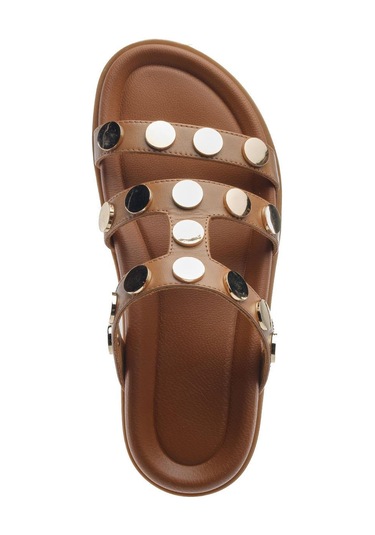 Greyder 34512 Taba Hakiki Deri Kadın Terlik-816 Taba