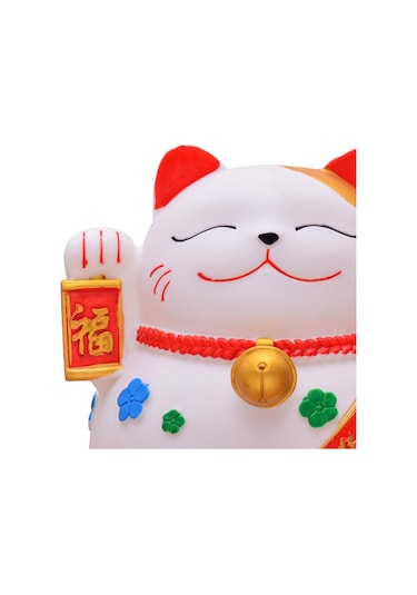 Dolıty Şanslı Kedi Kumbara Para Değişimi Pot Porsperity 16cmx14cmx17cm