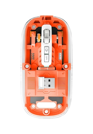 Cbtx Kablosuz Type-C Manyetik Üç Modlu Şeffaf Mouse