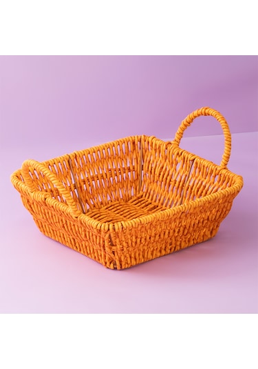 Porsima 303a 3lü Düzenleyici Kare Hasır Sepet Seti Ekmeklik Sepet