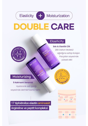 Maxclinic Düşük Moleküllü Kolajen İçeren   Esans MAXCLINIC Double Collagen Essence 50 ML
