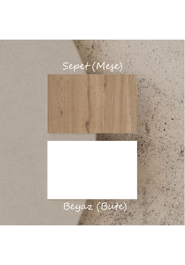 1280 Monza 180 Cm Membran Mdf Kapaklı Bohem Tv Ünitesi Sepet-be