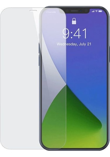Baseus Apple Uyumlu   iPhone 12 Pro 6.1 0.3Mm Ful Tempered Cam Ekran Koruyucu