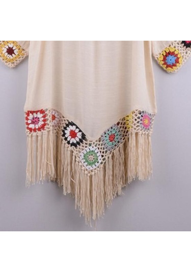 Siyah Bikini Cover Up Hollow Out Tığ İşi Patchwork Yaz Gevşek Oturan Güneş Koruma Mayo Tunik Plaj İçin Siyah Siyah Bikini Cover Up Hollow Out Tığ İşi Patchwork Yaz Gevşek Oturan Güneş Koruma Mayo Tunik Plaj İçin Siyah