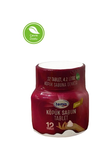 Temis Köpük Sıvı Sabun 350 ML + Köpük Sabun Tableti 12'li