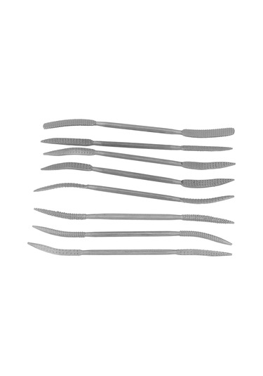 Maiyame 8 Adet 8 İnç Çift Uçlu Çelik Çeliği Freze Seti - Hızlı Taşlama, Polishing Ve Gravür İşleri İçin Dayanıklı