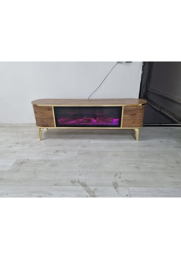 Şömineli Tv Sehpası