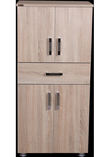 Çok Amaçlı Dolap Hard Parlak Somone Suntalem 4raf 1çekmece Kutu Sevk 130 El Yapım Ahşap