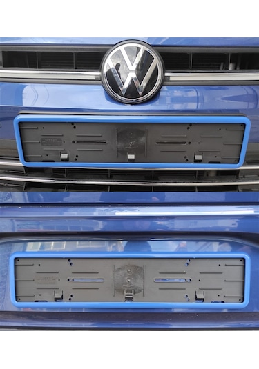 Takmatik Mavi Oto Plakalık 2 Adet Ön Ve Arka