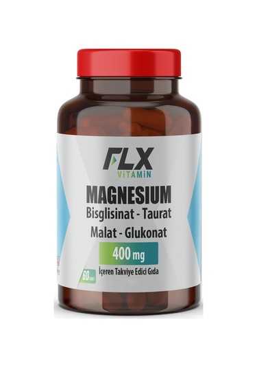 Flx Magnezyum Elementleri Complex 400 MG  60 Tablet