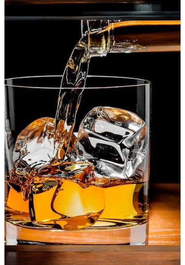 Viski Kokteyl Meşrubat Bardağı Kadehi 280 Ml Polikarbon 1 Adet Şeffaf