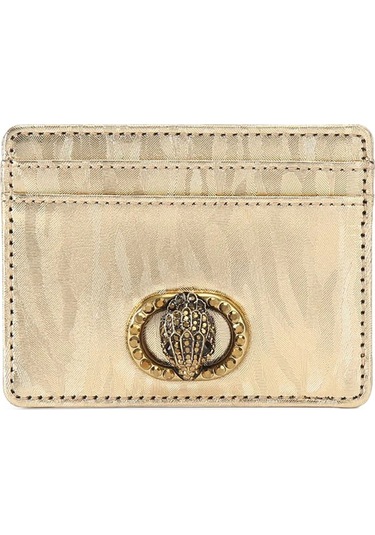 Kurt Geiger Chelsea Card Holder Kadın Deri Kartlık Altın