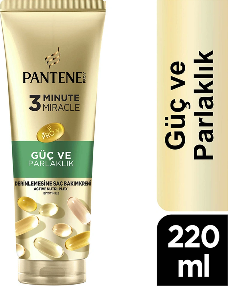 Pantene Miracle Güç Ve Parlaklık Saç Bakım Kremi 220 Ml